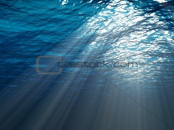 An underwater scene