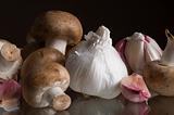 Portabella Mushroom with garlic