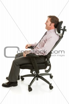 Relaxing in Ergonomic Chair