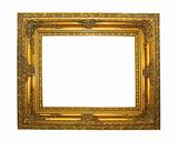 Ancient golden frame