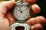 Vintage silver pocket watch