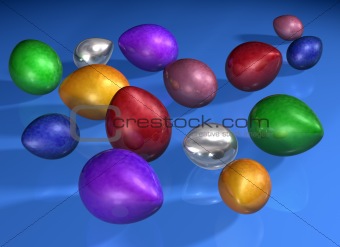 Brightly Colored Eggs