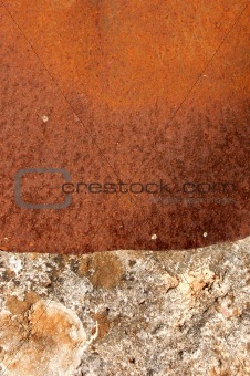 stone and metal texture