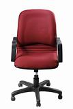 Single office chair on white background
