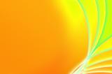 Abstract fantastic orange and green background