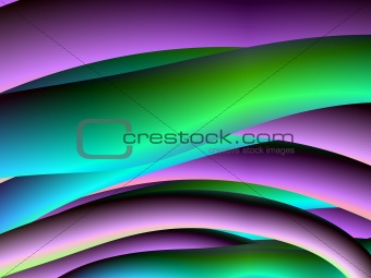 Purple and Green Abstract
