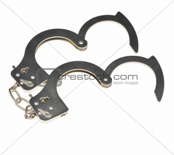 Handcuffs in the form of heart