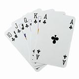 poker combination isolated