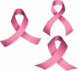 Pink Awareness Ribbon Set