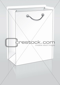 One white paper packet