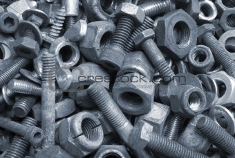 Nuts and bolts background
