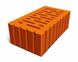 isolated brick for house construction