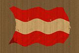 Cardboard Grunge Austrian Flag