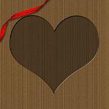 Cardboard Heart Shaped Valentine Frame