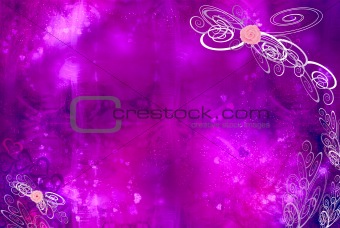 Background with patterns and colors