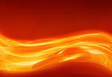 abstract flowing heat