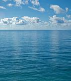 the peaceful calm ocean