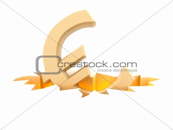 Euro symbol in fracture