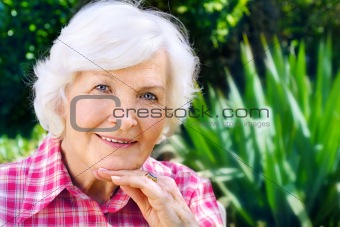 Senior woman  outdoor2