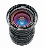 Camera lens with clipping path