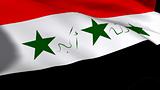 Highly Detailed 3d Render of the Iraq flag2