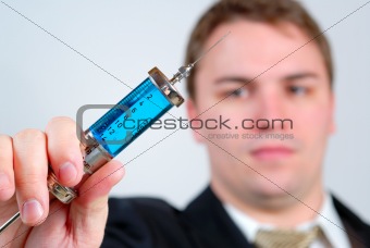 Man with Syringe