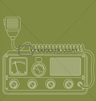 Retro CB radio