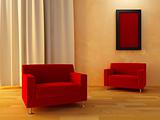 Interior - Red seat