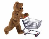 Teddys shopping cart