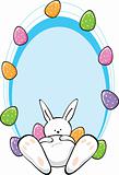 Easter Bunny with Text Area
