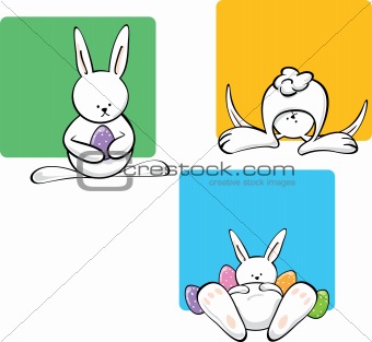 Easter Bunnies three ways