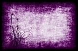Purple Grunge Background Floral
