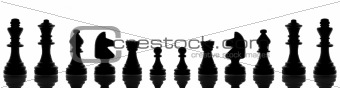 Chess  silhouette