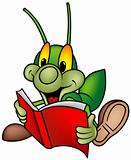Happy Green Bug - reader