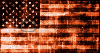 Grunge Digital USA Flag