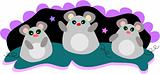 Three Friendship Mice