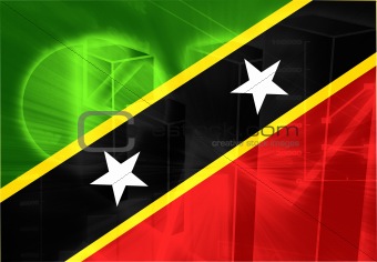 Flag of Saint Kitts and Nevis St.