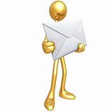 Holding An Envelope