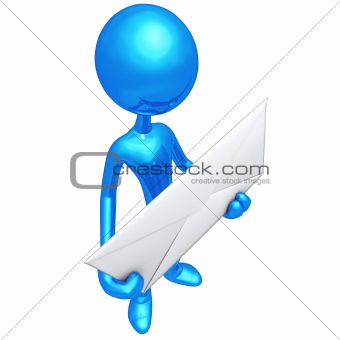 Holding An Envelope
