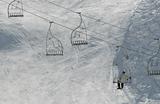 man on chairlift