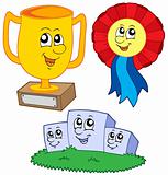 Cartoon trophies collection
