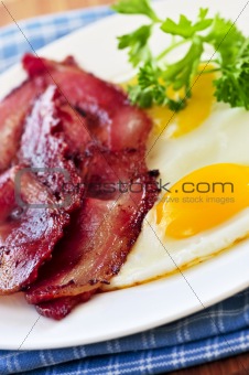Bacon and eggs