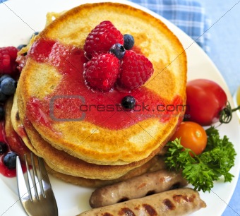 Pancakes breakfast