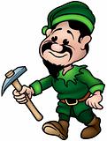 Green Dwarf - Elf Miner