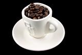 Coffee Cup and Coffee Beans