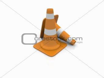 3d Traffic cones