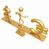 Balance With Dollar And Euro
