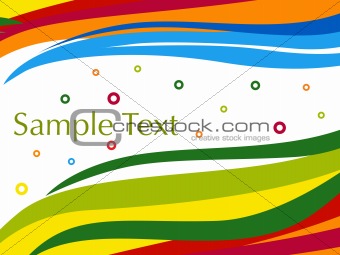 colorful artistic stripes background