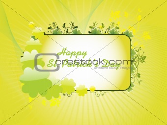 yellow color patrick's day background 17 march
