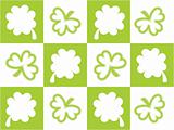 abstract accent clover design vector  17 march